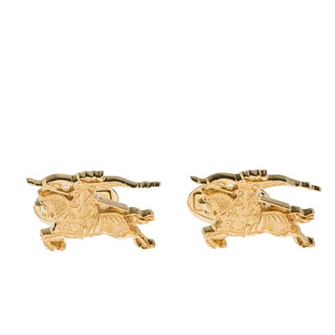 burberry cufflinks equestrian night gold|Burberry Equestrian Knight Cufflinks .